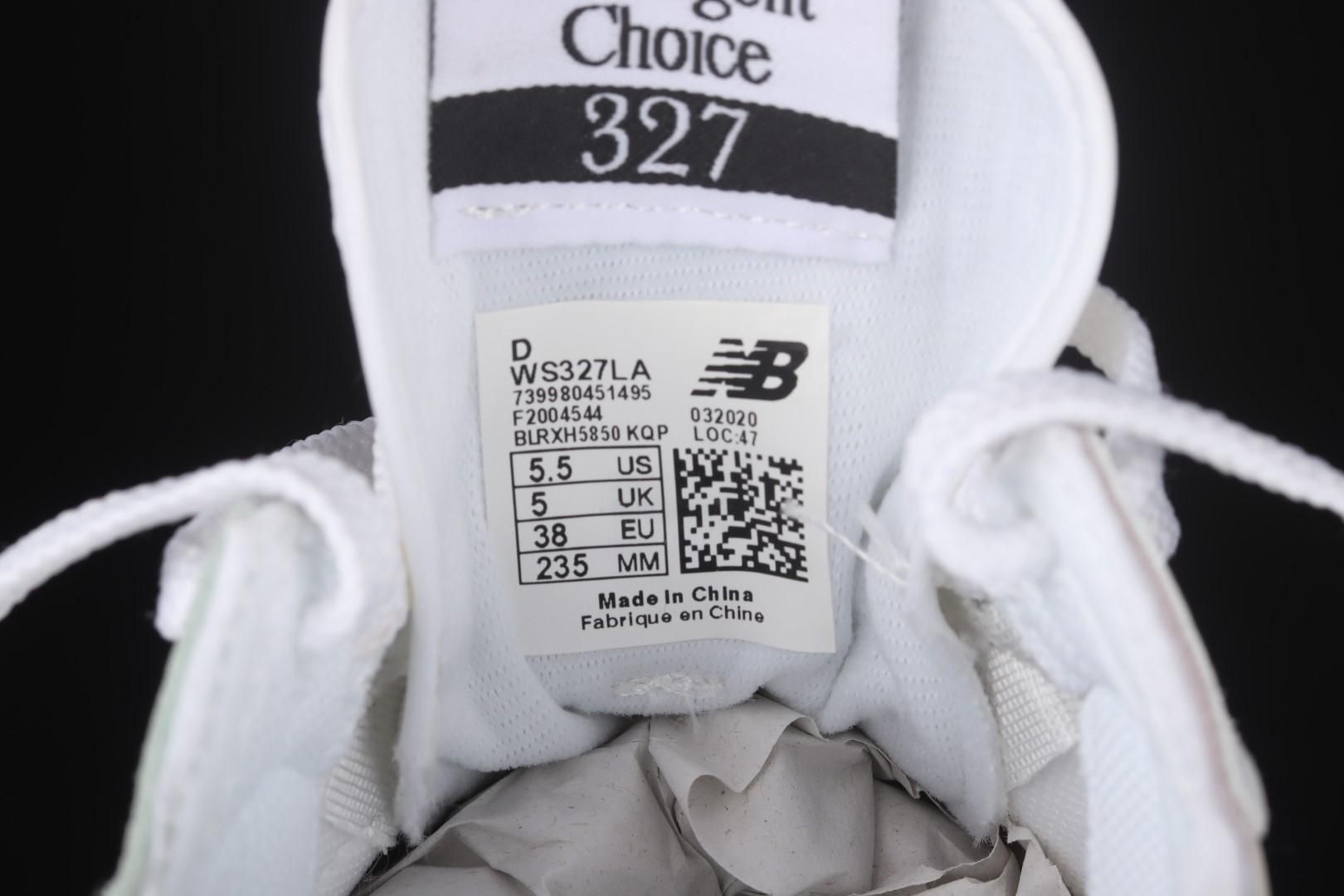 New Balance 327 - White Moonbeam Gum