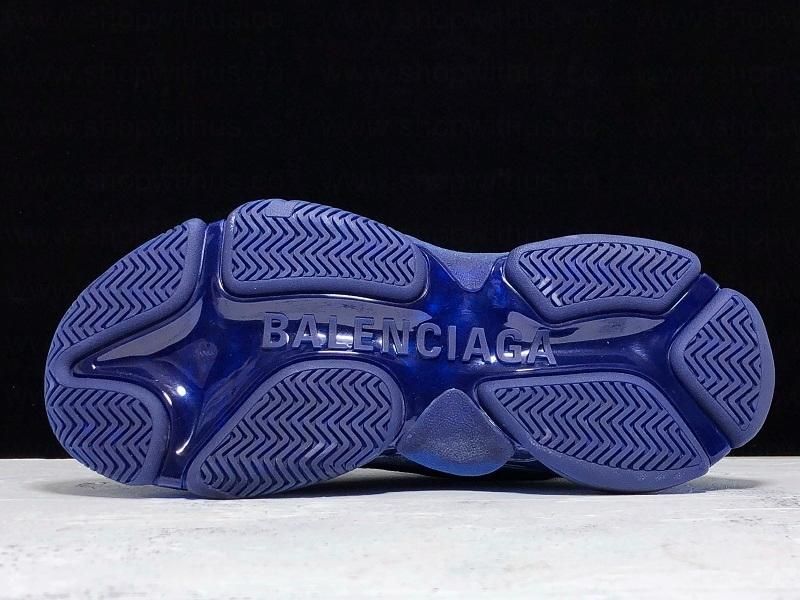 BalenciagaUnisex Triple S Clear Sole - Navy
