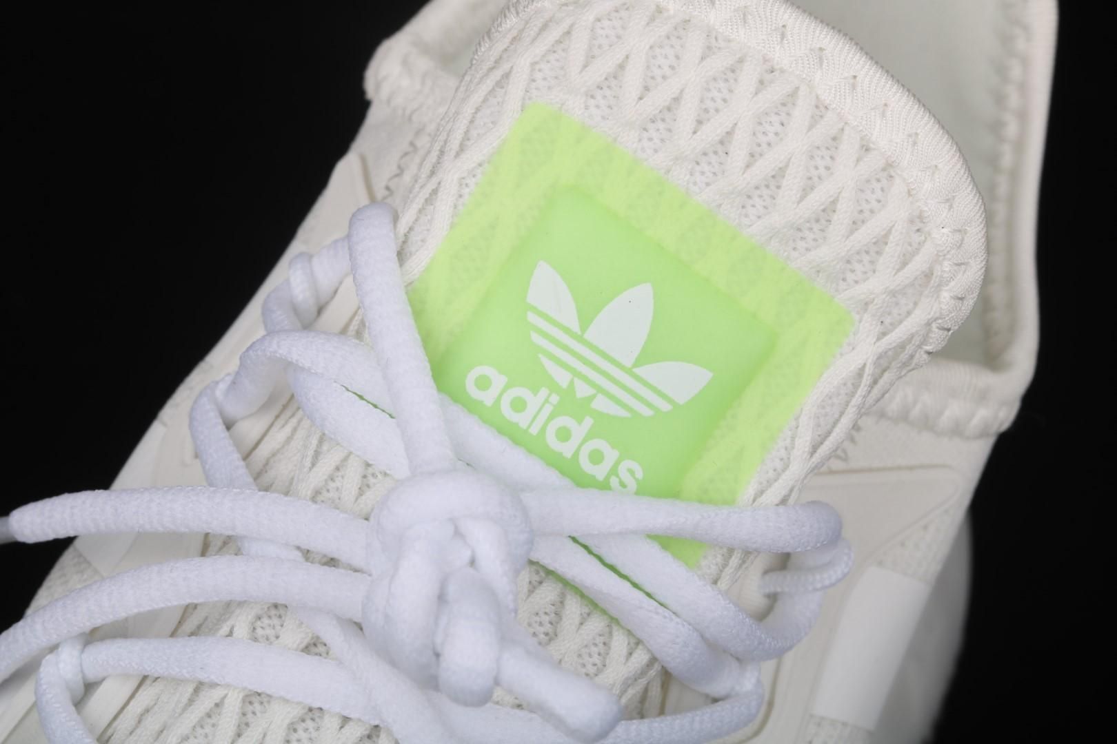 adidasUnisex ZX 2K Boost - Cloud White/Solar Yellow