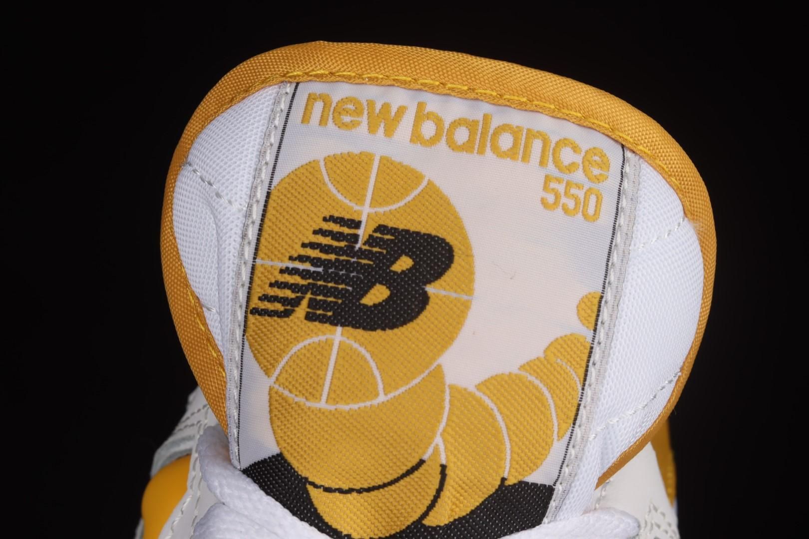 New Balance 550 - Sea Salt Varsity Gold