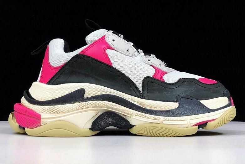 UnisexBalenciaga Triple S - Black/Pink