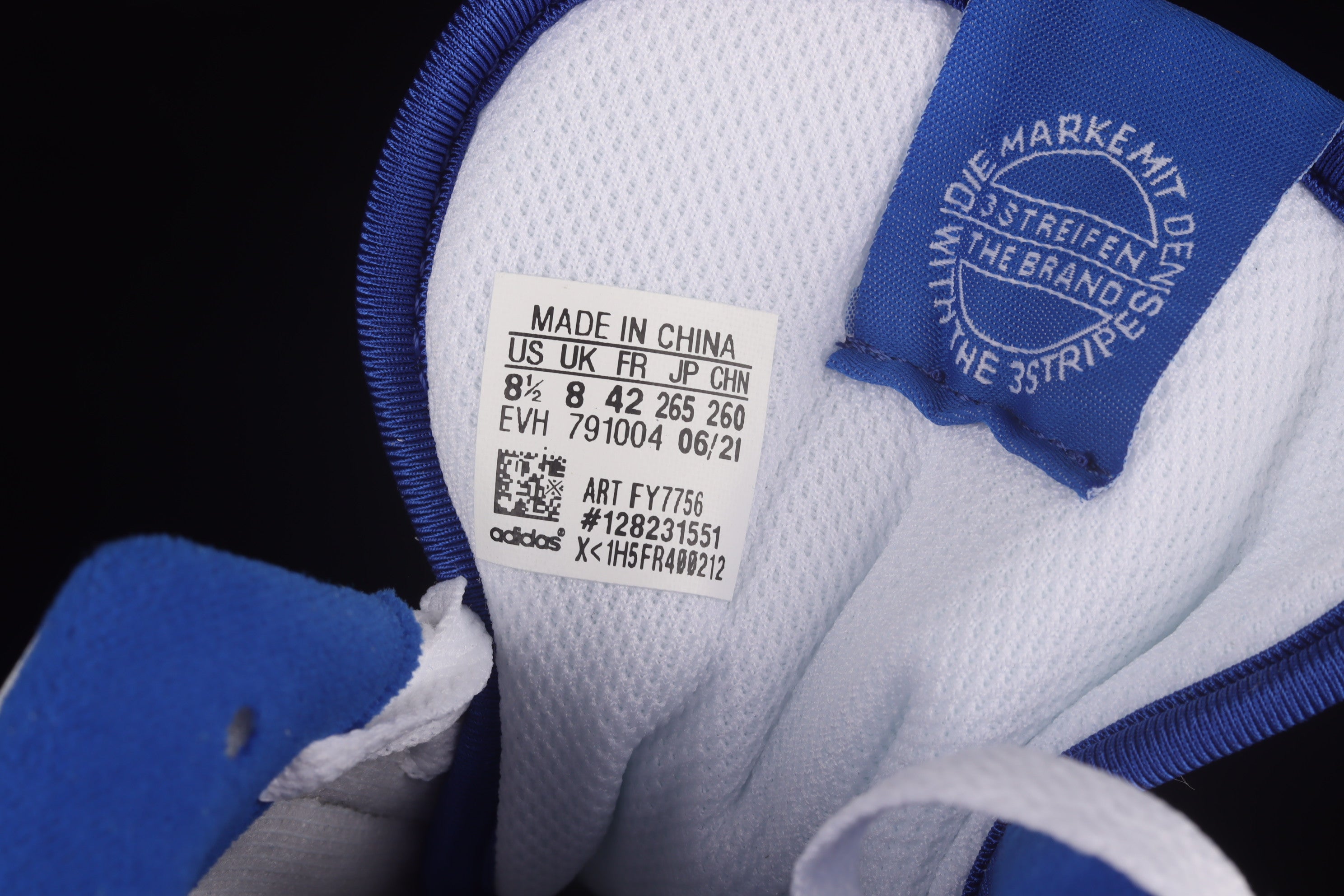 adidasUnisex Forum Low - White/Royal Blue