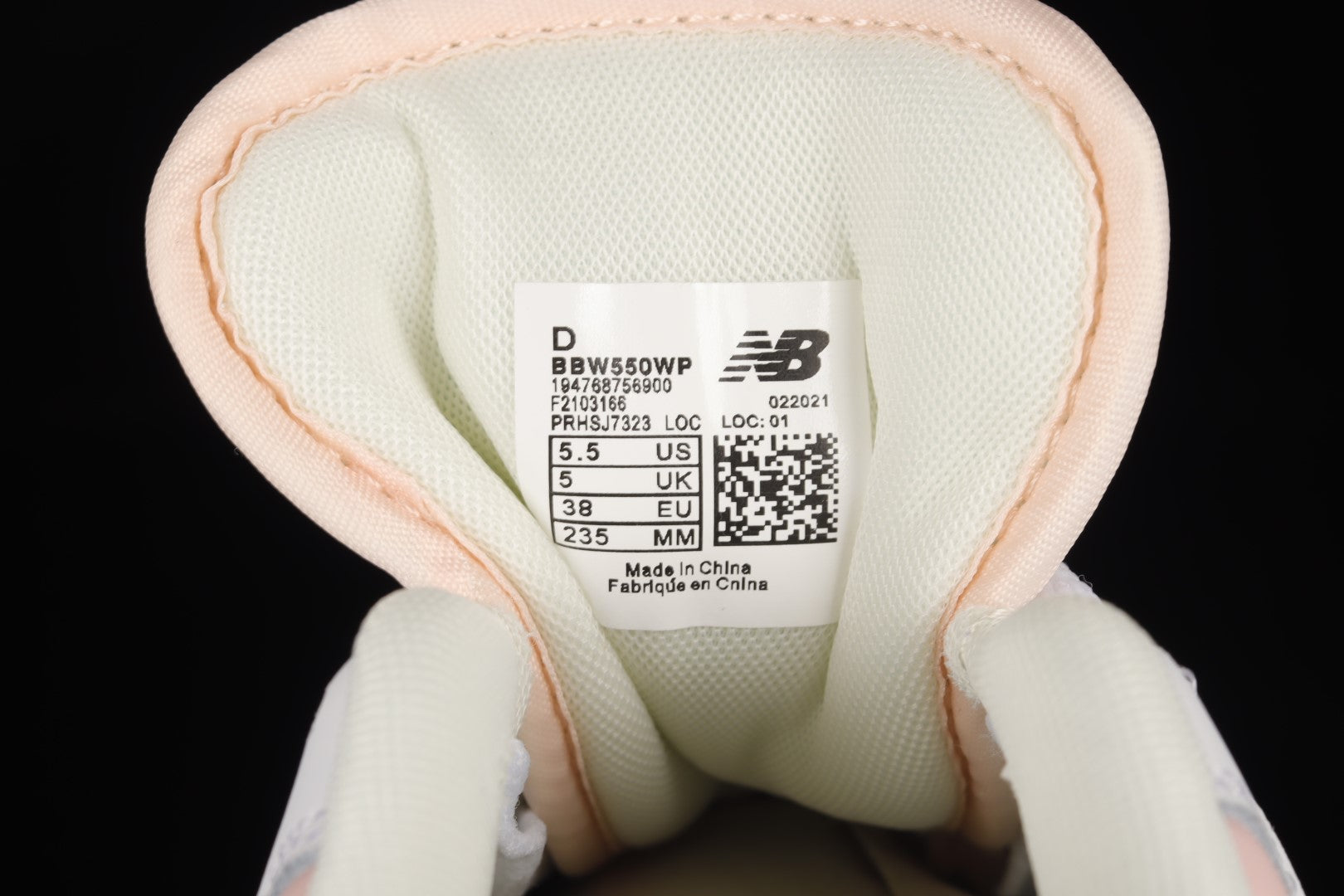 New Balance 550 - White/Pink