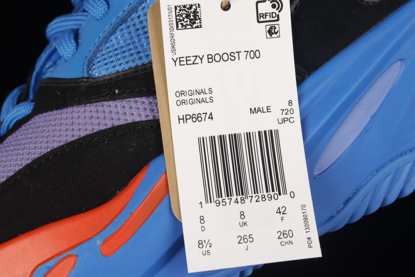 adidasUnisex Yeezy Boost 700 - Hi-Res Blue