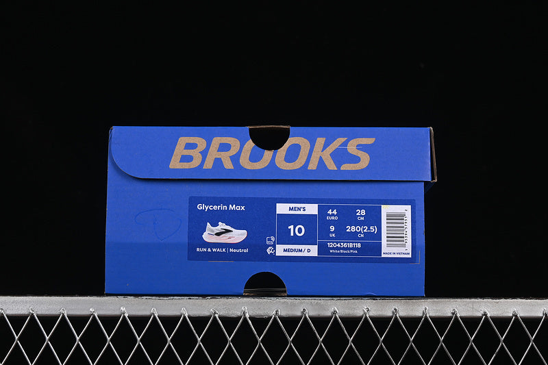 BrooksUnisex Glycerin Max - "White/Diva Pink"