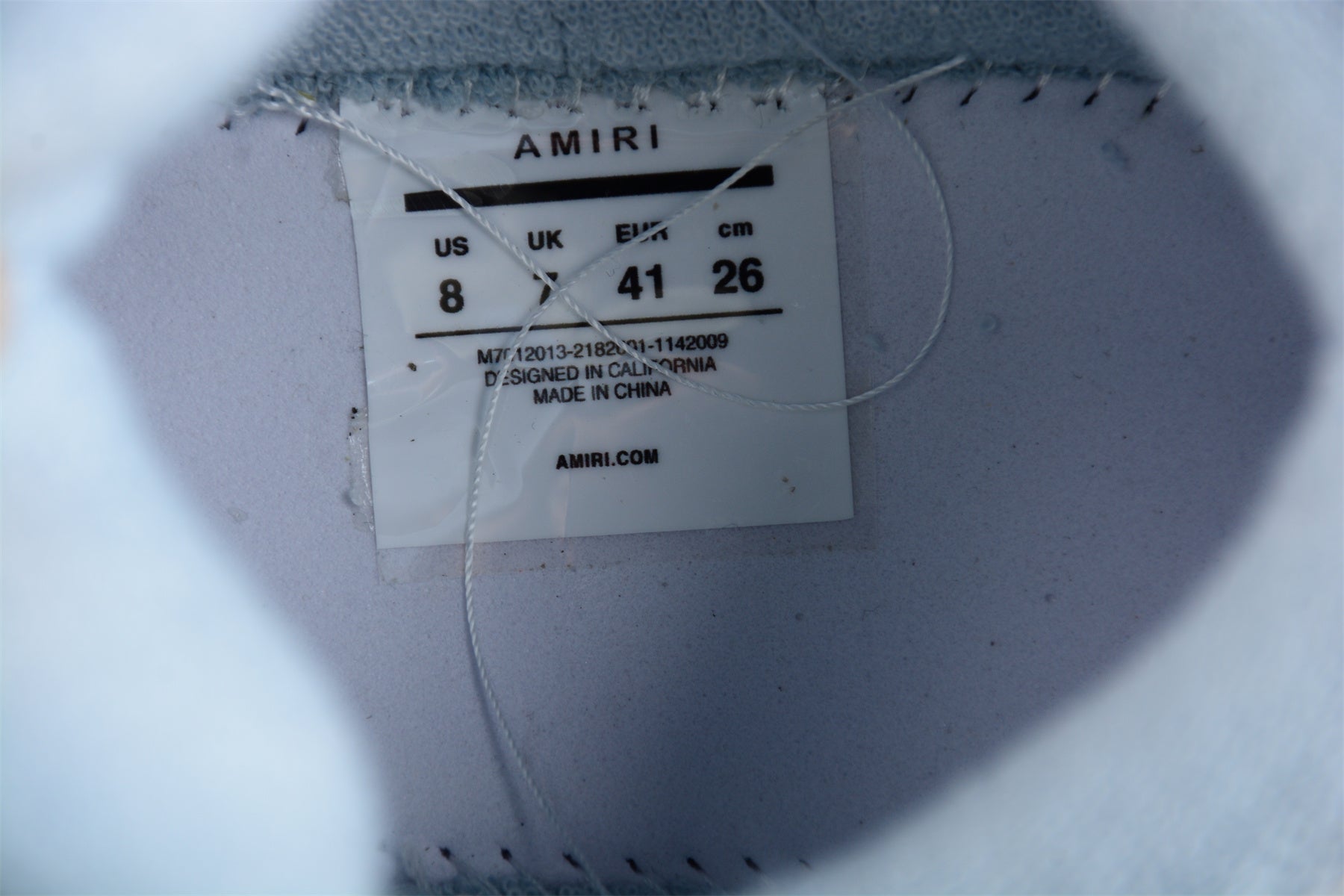 AMIRI MA-1 - White/Light Blue