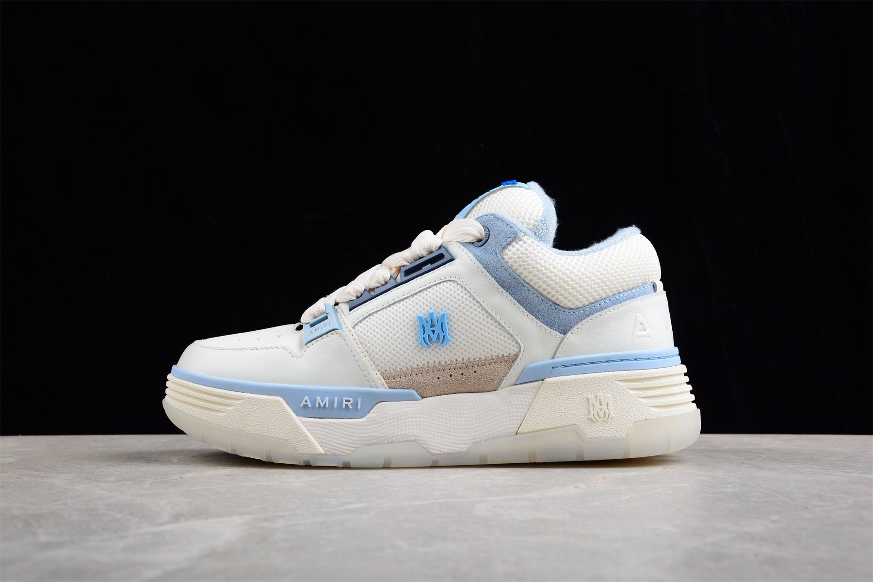 AMIRI MA-1 - White/Light Blue