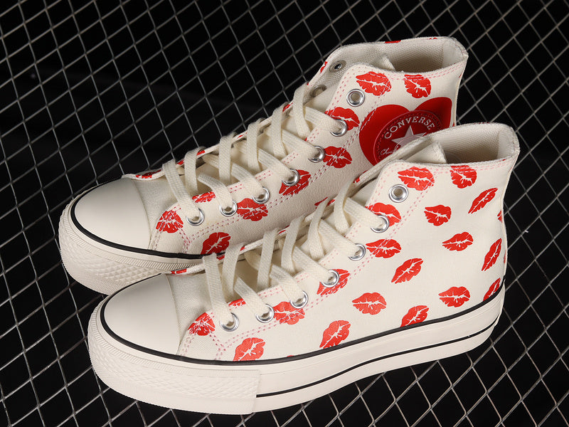 Unisex Converse Chuck Taylor - Red Lip Heart