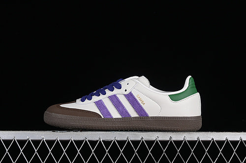 adidasUnisex Samba Off White - Purple/Green