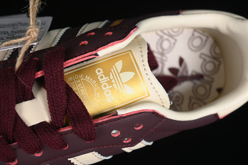 adidasUnisex Samba - Maroon Gold Metallic