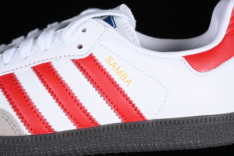 adidasUnisex Samba - White/Red