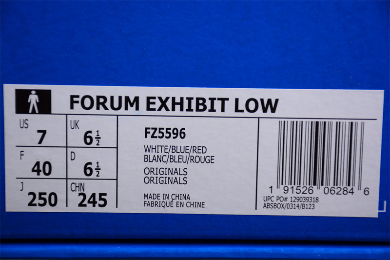 adidasUnisex Forum Exhibit Low 2 - White/Blue