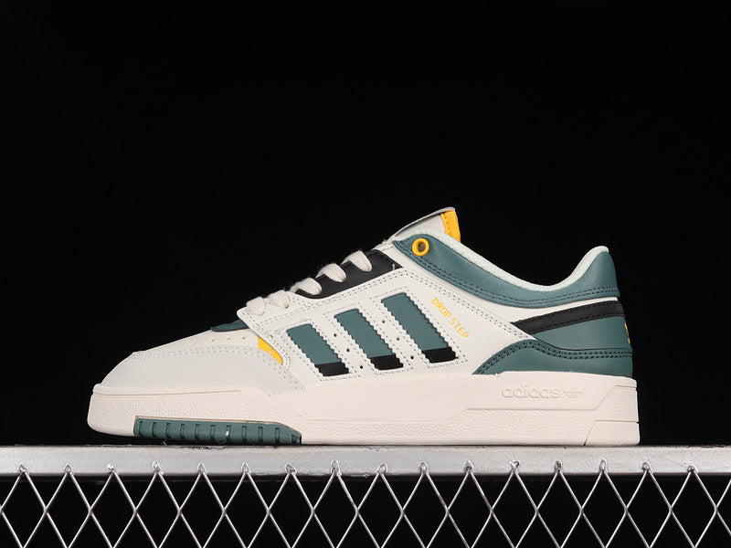 adidasUnisex Drop Step Low - White Tech Emerald