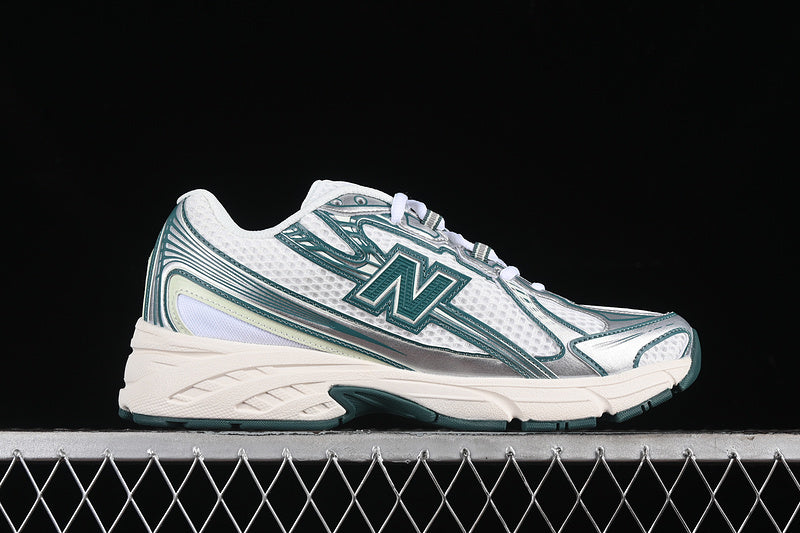 New Balance 740v2 - White/Marsh Green