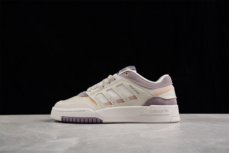 adidasUnisex Drop Step Low - White/Purple