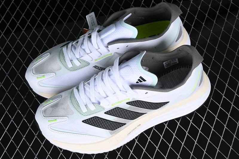adidasUnisex Adizero Boston 11 - White/Green