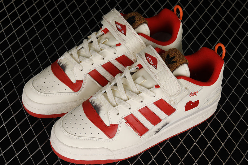 Home Alone x adidasUnisex Forum Low - Red