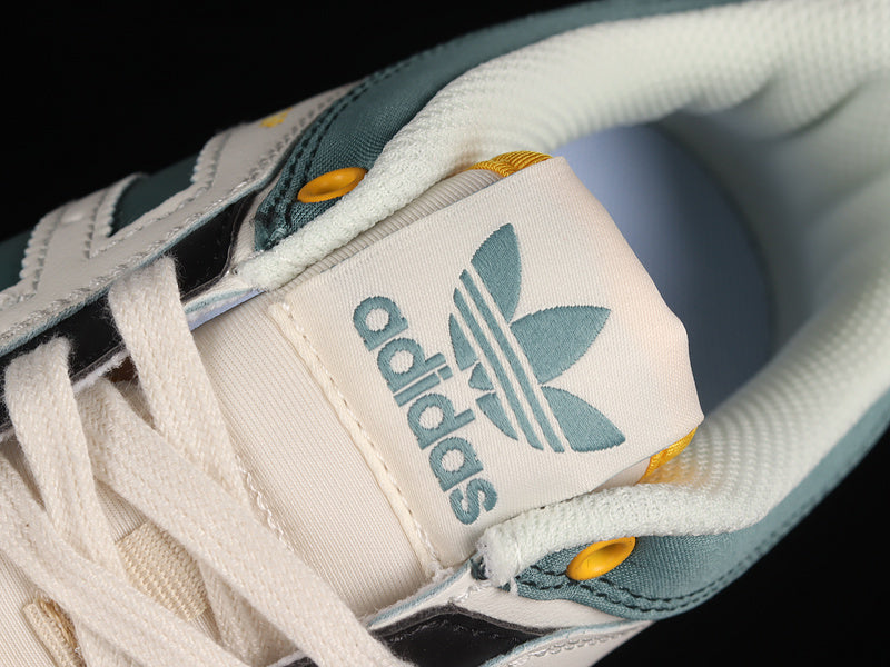 adidasUnisex Drop Step Low - White Tech Emerald