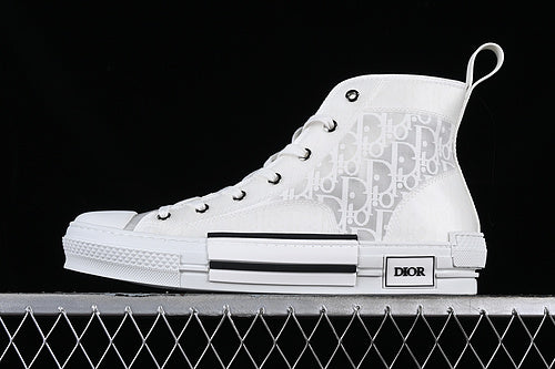 DiorUnisex B23 High Oblique Canvas - White Calfskin