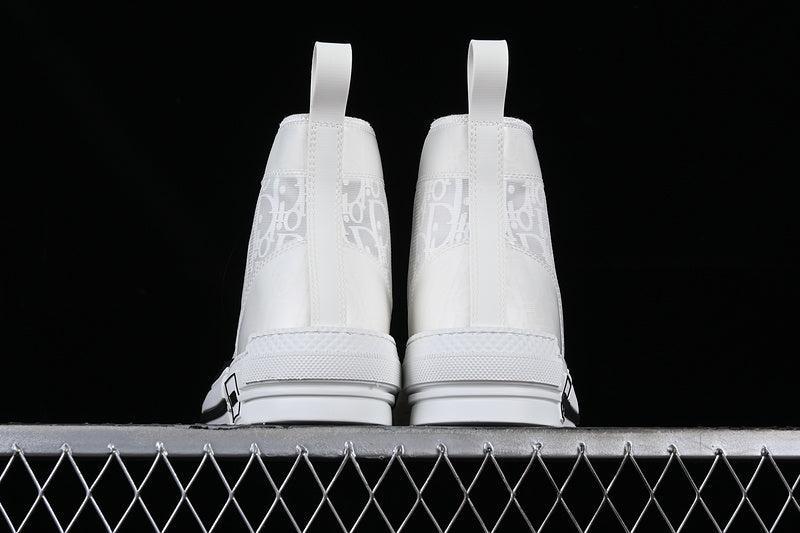 DiorUnisex B23 High Oblique Canvas - White Calfskin