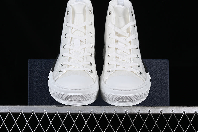DiorUnisex B23 High Oblique Canvas - White Calfskin