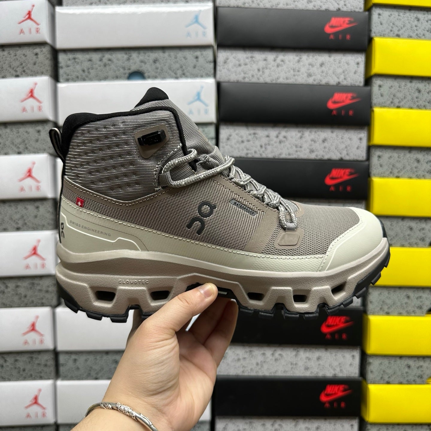 OnRunning Cloudrock Mid Waterproof - "Cinder Desert"