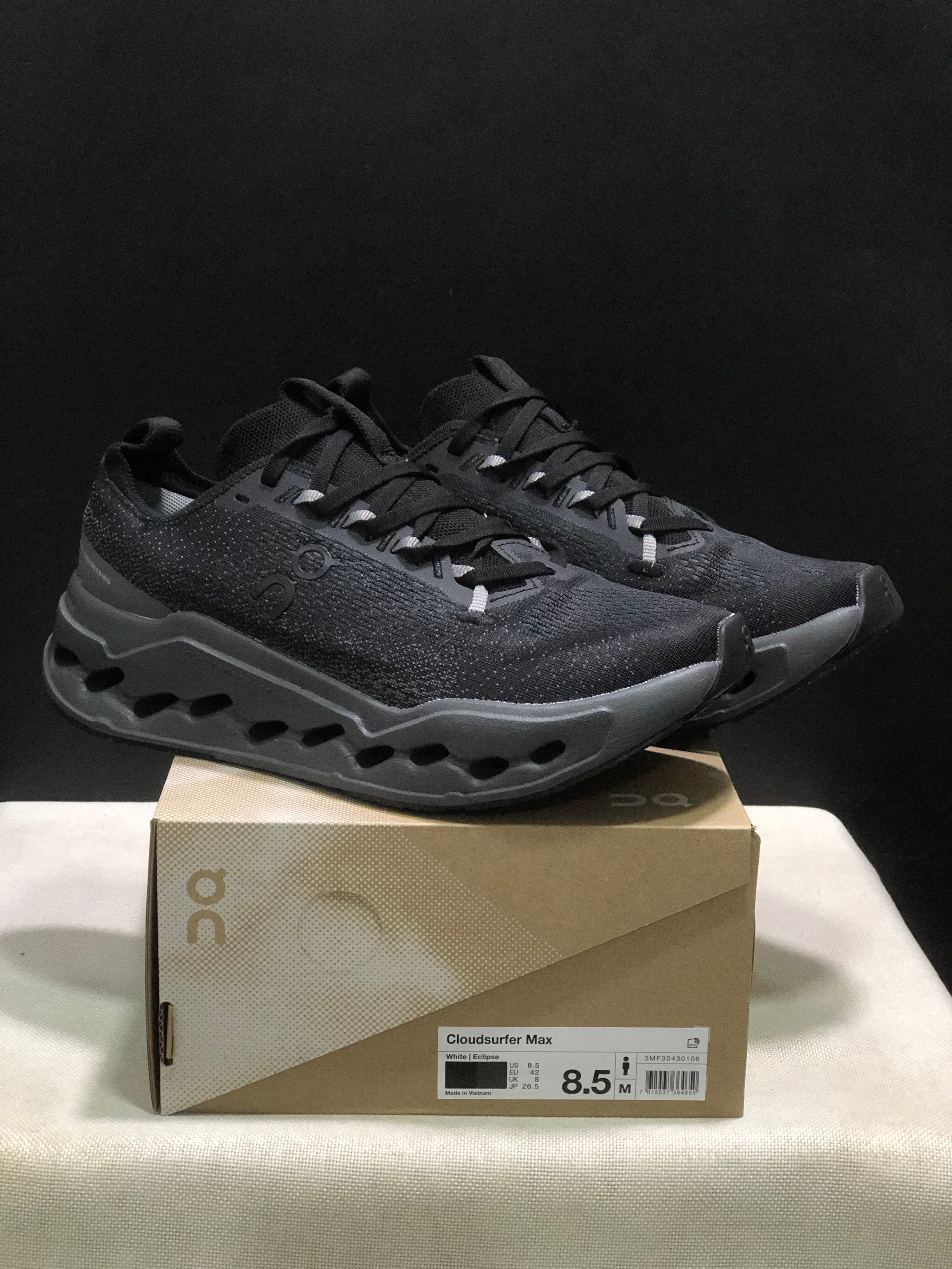 OnRunning Cloudsurfer Max - "Black Eclipse"