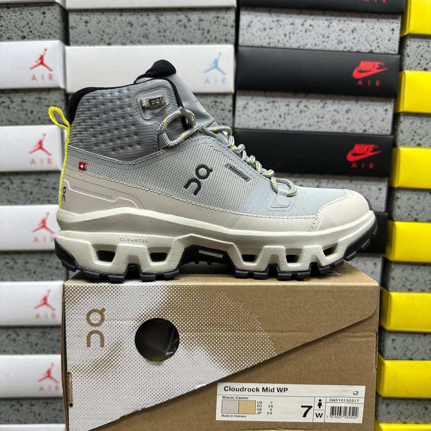 OnRunning Cloudrock Mid Waterproof - "Alloy Ice"