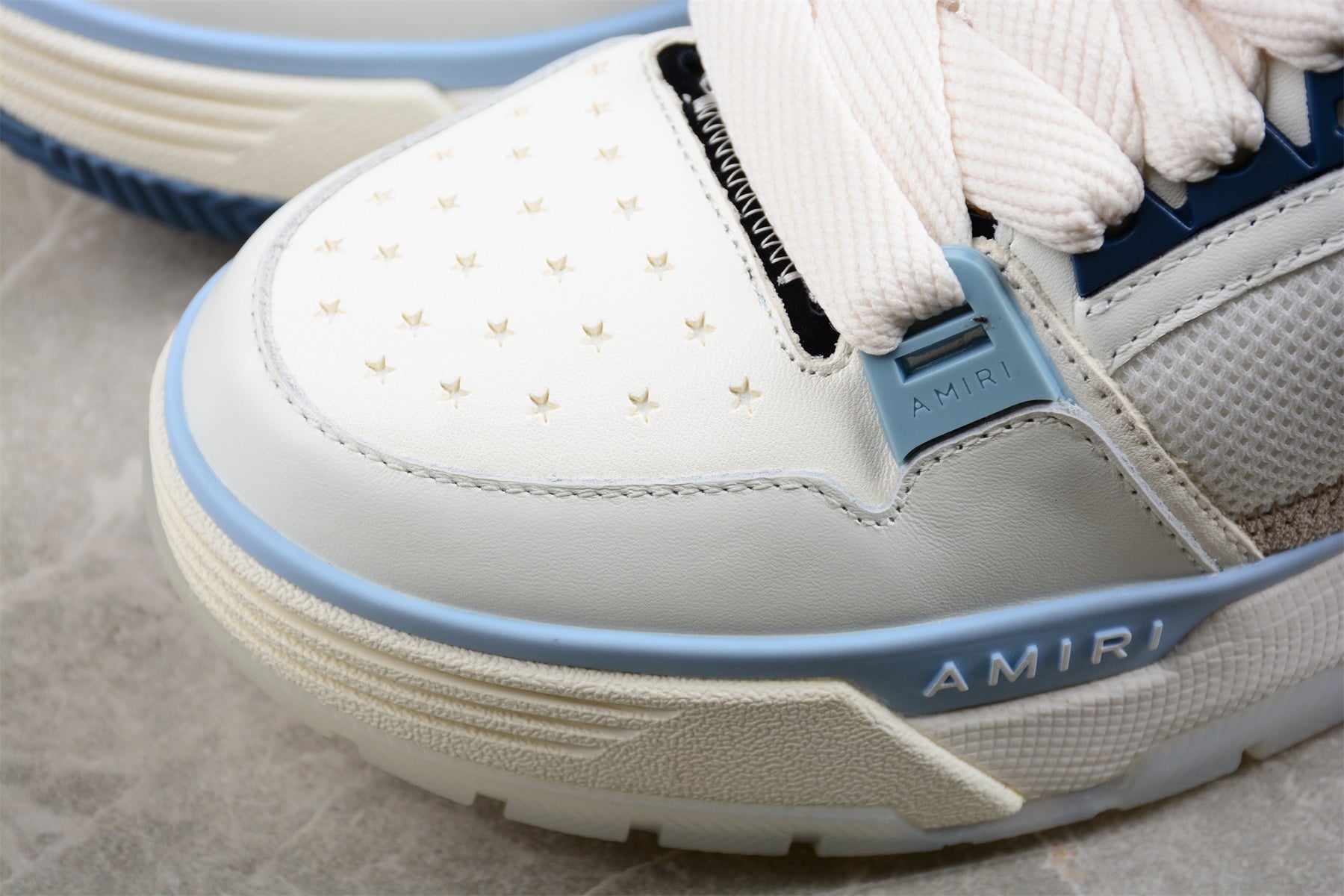 AMIRI MA-1 - White/Light Blue