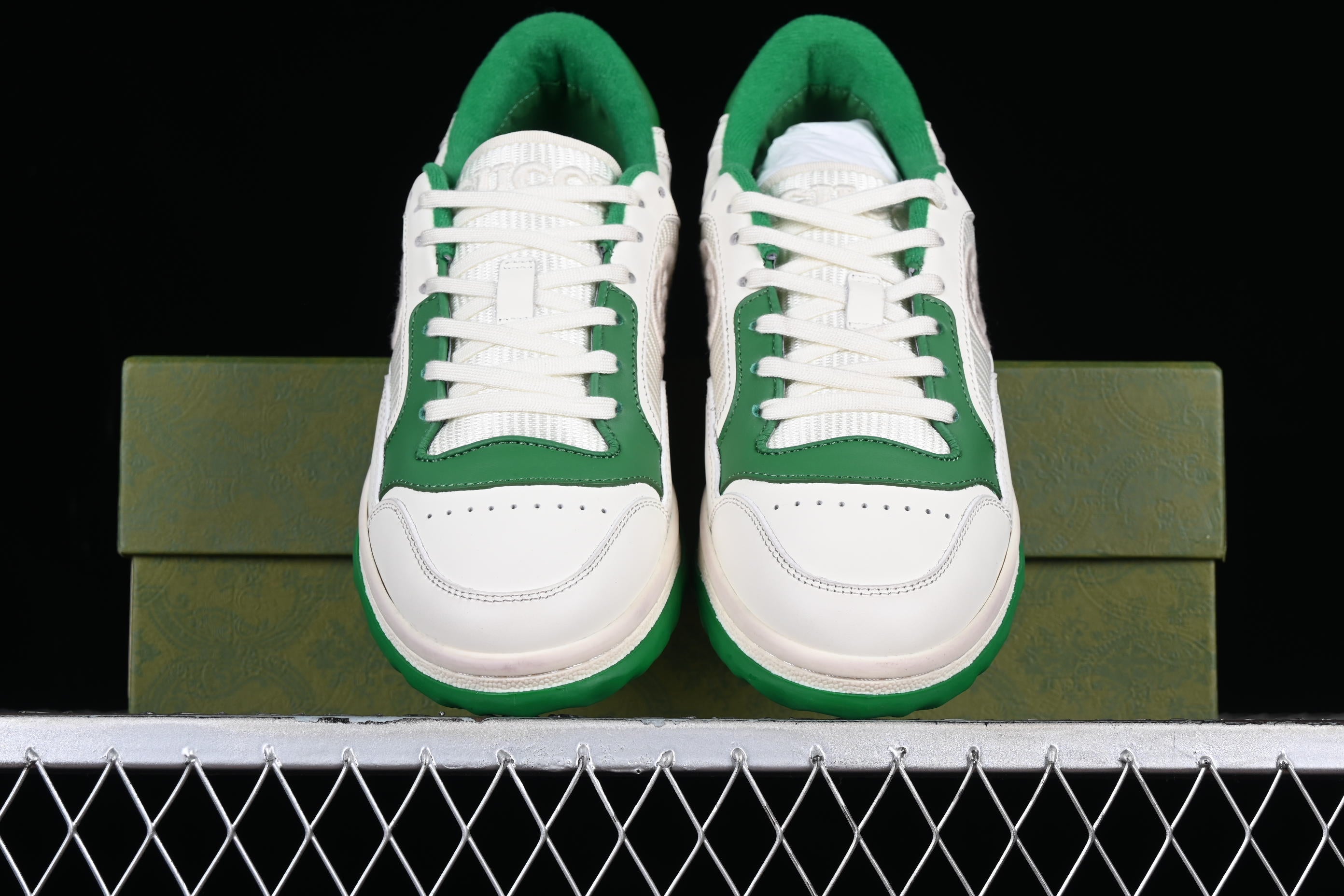 GucciUnisex Max 80 Leather - White/Green