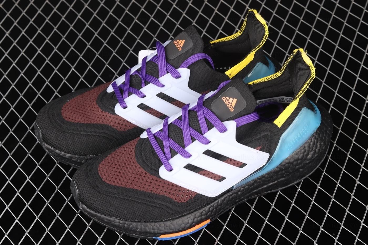adidasUnisex Ultraboost 21 - Black/Pulse Aqua'