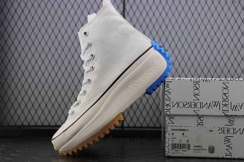 Unisex Converse Run Star Hike Hi x JW Anderson - White/Photon Blue