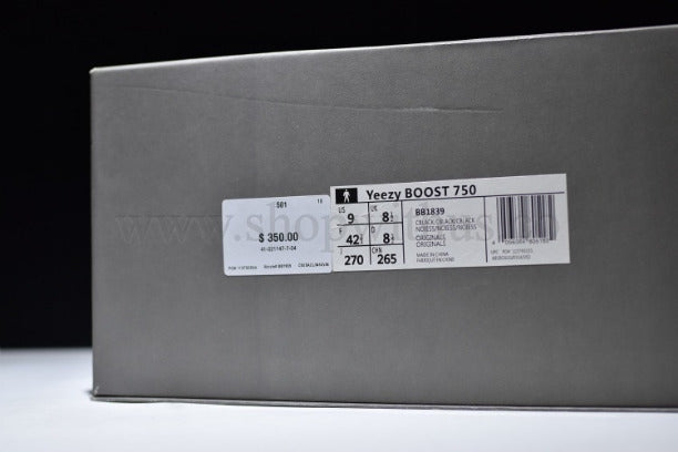 YEEZY Boost 750 - Triple Black
