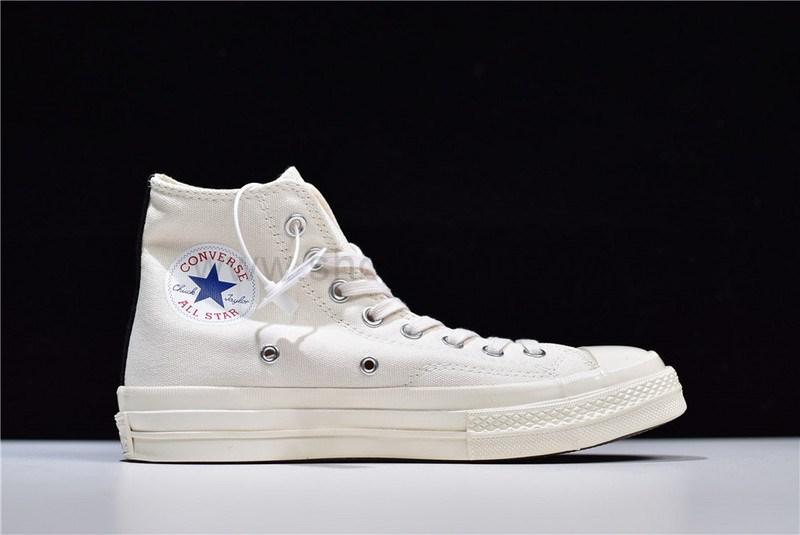 Comme des Garcons Play x Converse Chuck Taylor All-Star 70s Hi - White