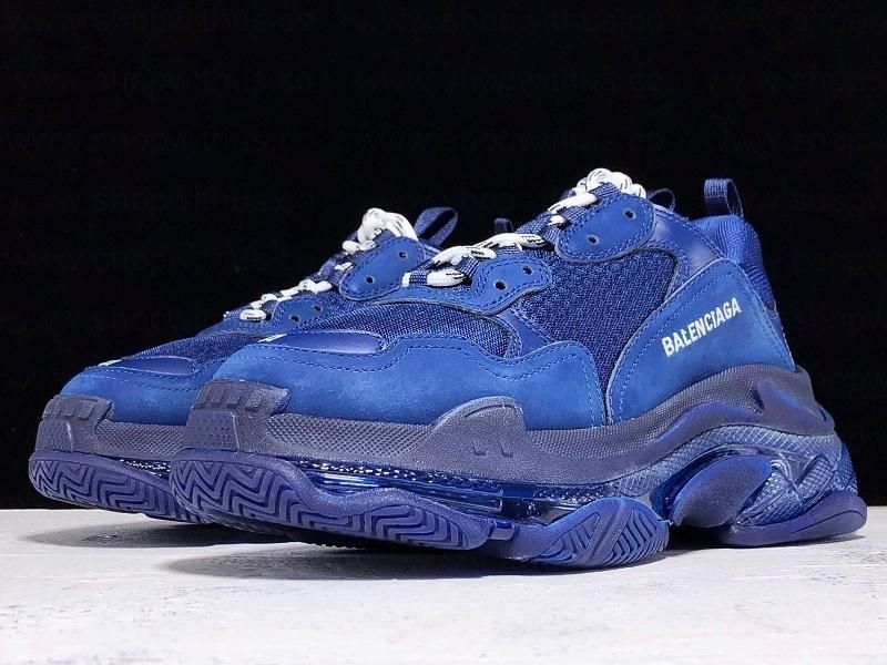 BalenciagaUnisex Triple S Clear Sole - Navy