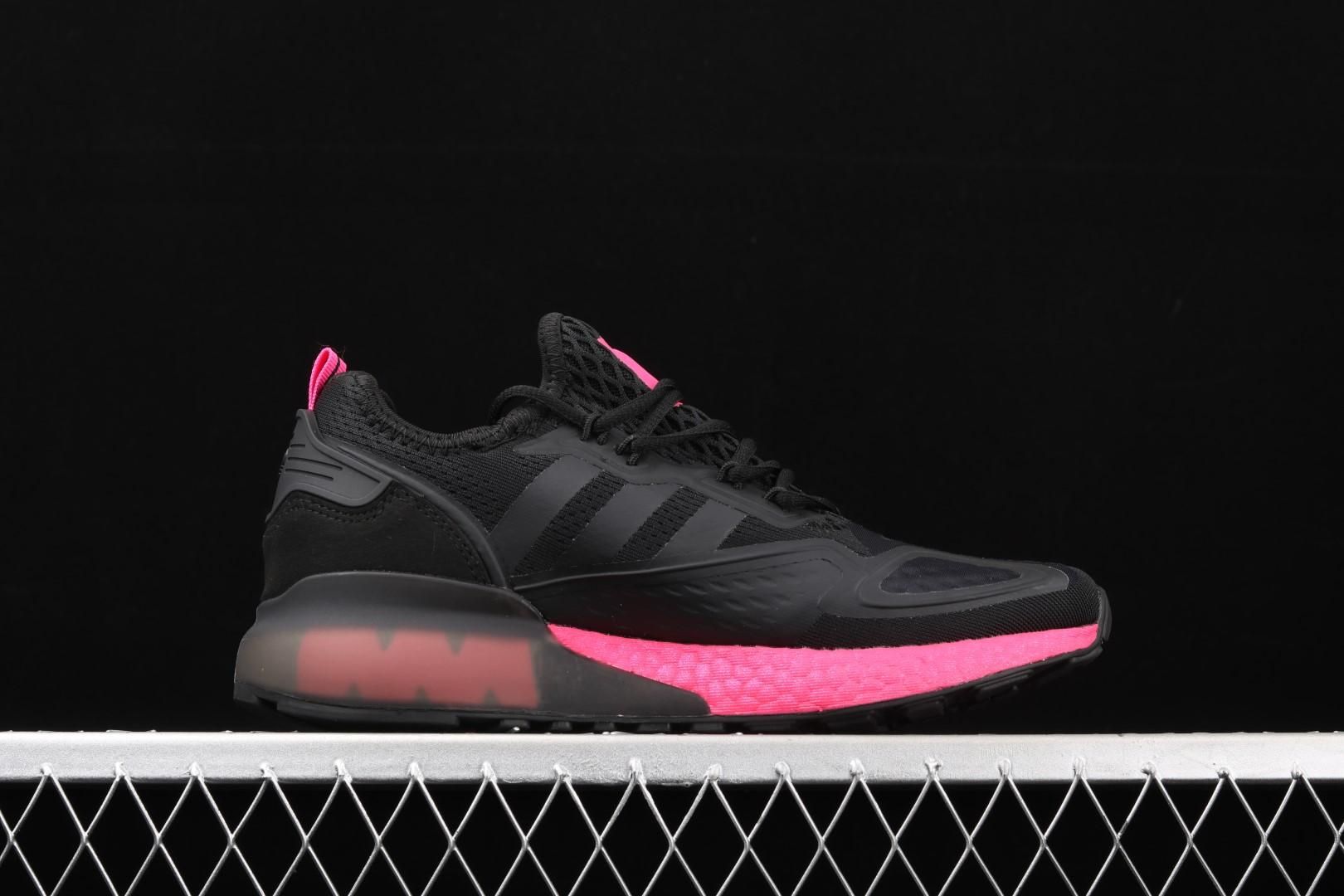 ZX 2K Boost - Core Black/Shock Pink