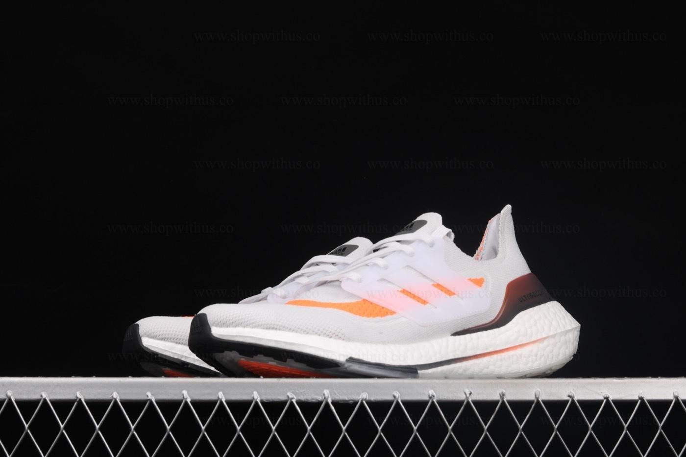 adidasUnisex Ultraboost 21 - Grey Screaming Orange