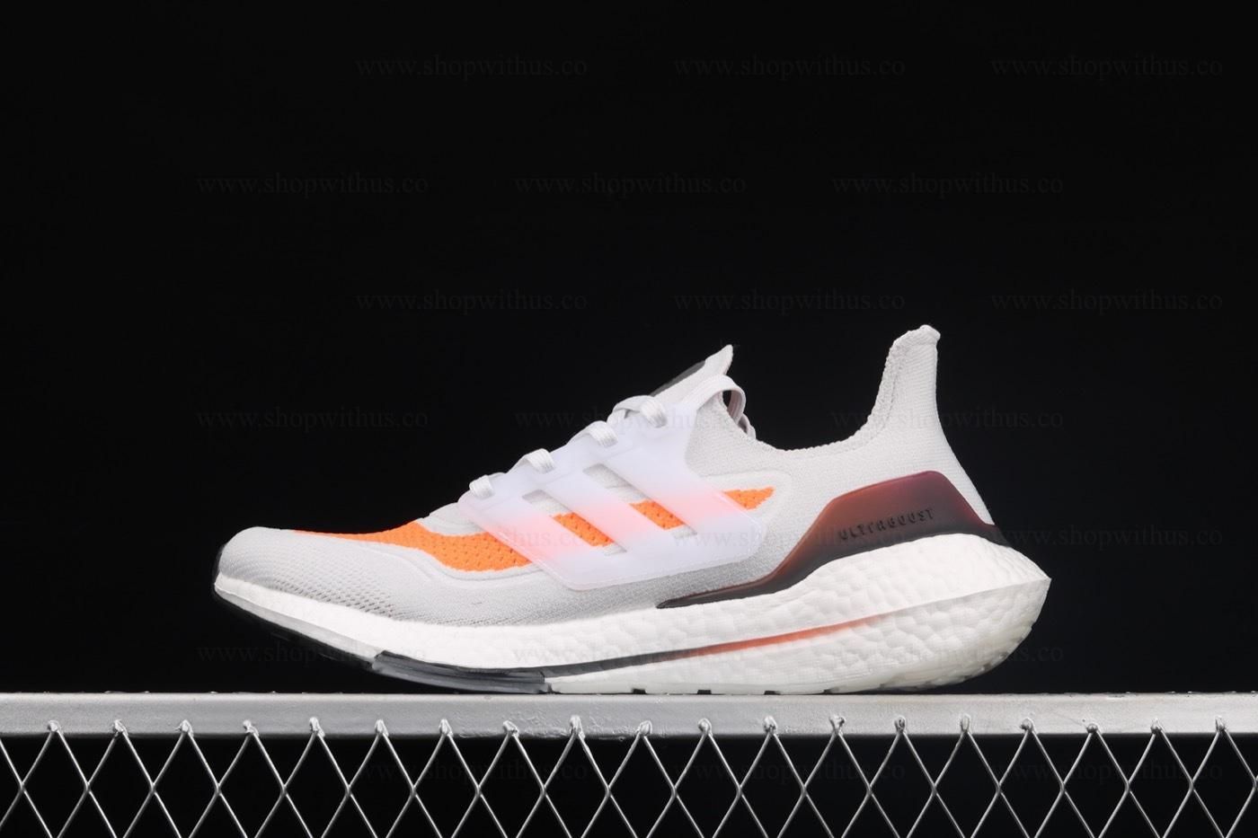 adidasUnisex Ultraboost 21 - Grey Screaming Orange