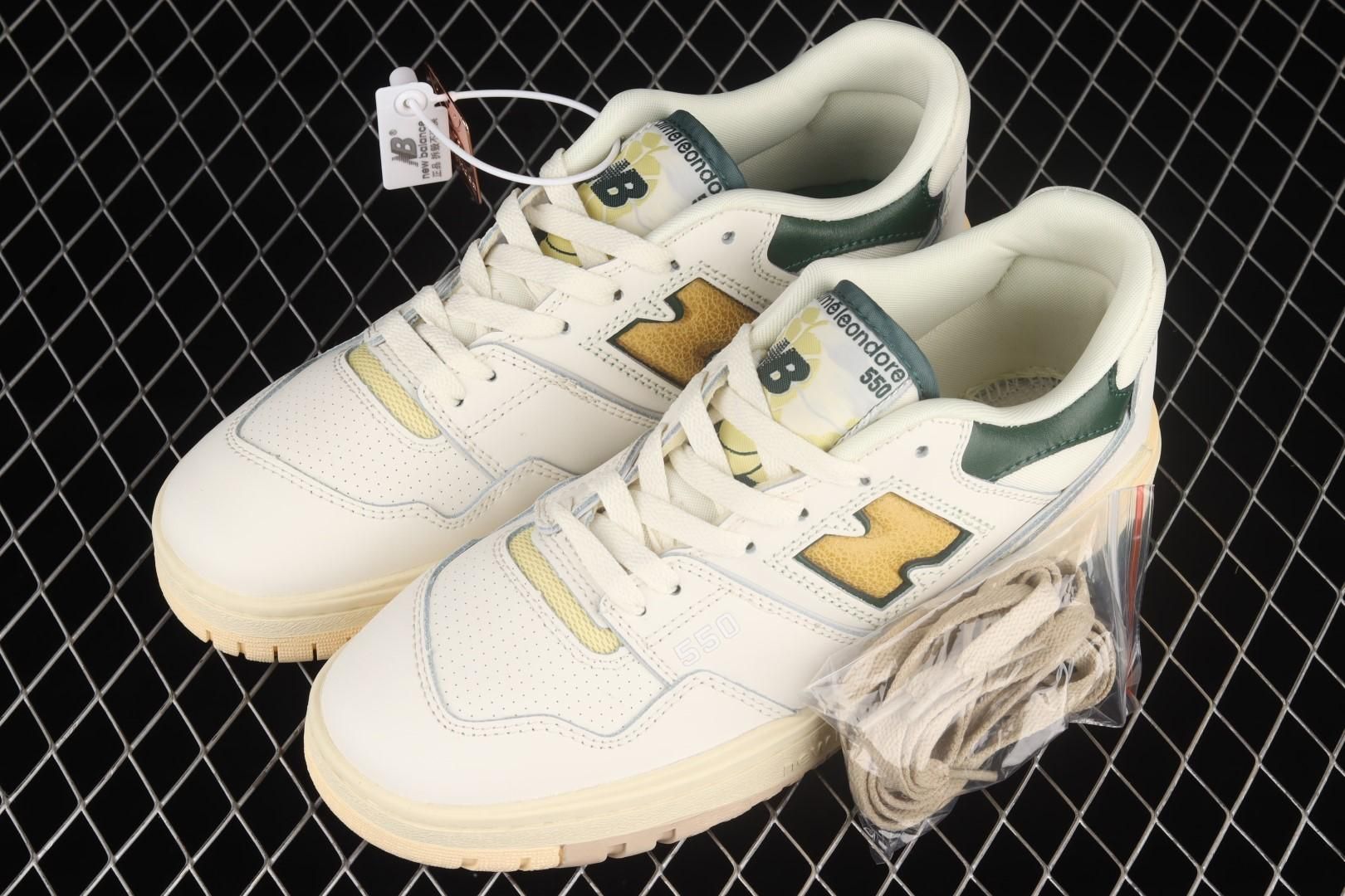 Aime Leon Dore x New Balance 550 - Green Yellow