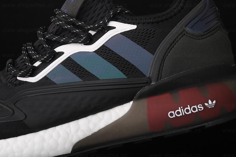 adidasUnisex ZX 2K Boost - Black Iridescent