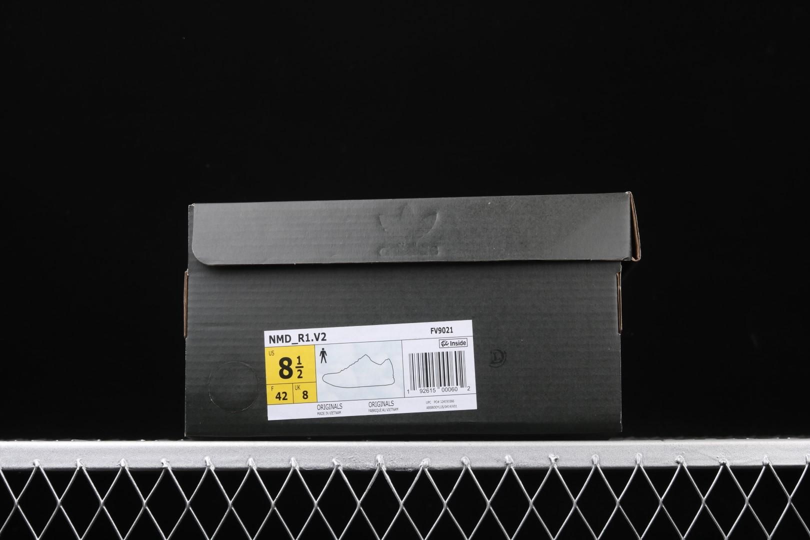 adidasUnisex NMD R1 V2 - Black White