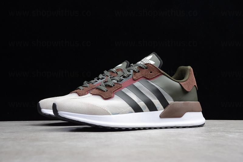adidasUnisex X_PLR - White/Brown/ArmyGreen