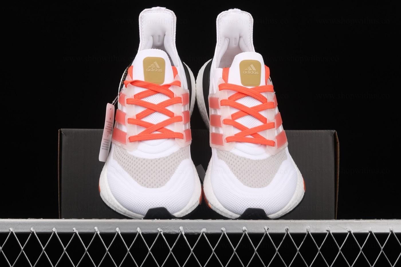 adidasUnisex Ultraboost 21 - Cloud White/Orange