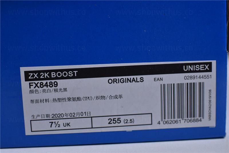 ZX 2K Boost - White Iridescent/Core Black