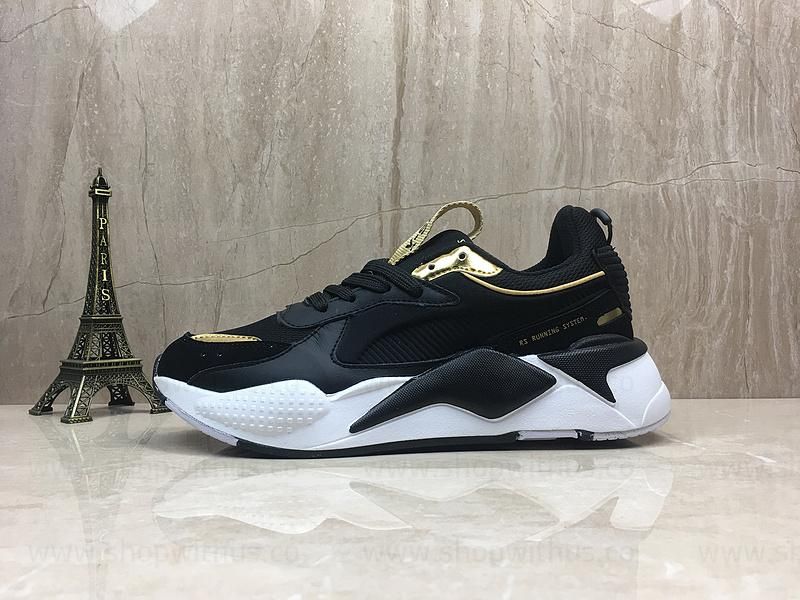 PumaUnisex RS-X Trophy Trainers - Black/Gold