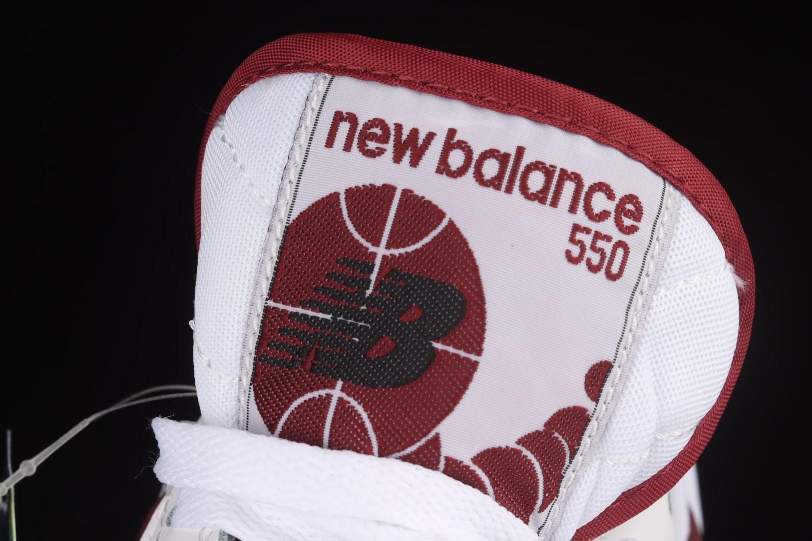 New Balance 550 - Sea Salt Burgundy