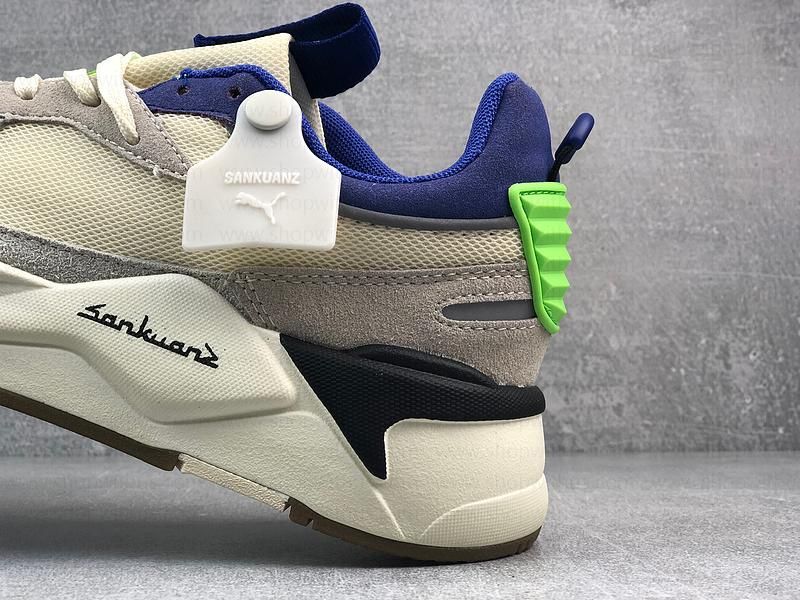 PumaRS-X x Sankuanz  - Cloud Cream/Royal Blue
