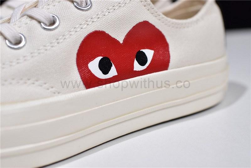 Comme des Garcons Play x Converse Chuck Taylor All-Star 70s Low - White
