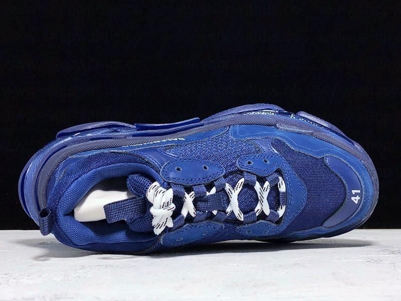 BalenciagaUnisex Triple S Clear Sole - Navy