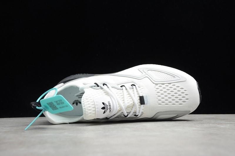 adidasUnisex ZX 2K Boost - White Black